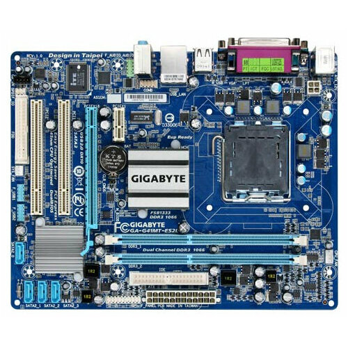 Материнская плата GIGABYTE GA-G41MT-ES2L LGA 775 PCI-ESVGAGbLAN SATA MicroATX 2DDR3 БУ 245000₽