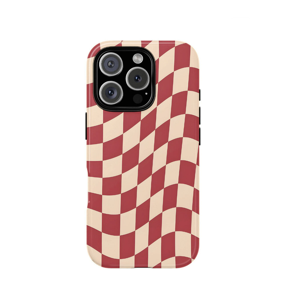 Шахматный глянцевый магнитный чехол 2-в-1 для iPhone 11 Pro Max - Индивидуальный дизайн