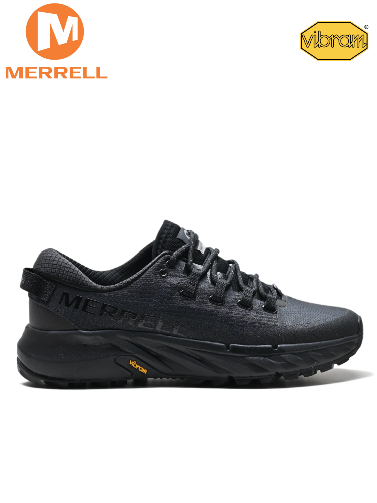 Кроссовки MERRELL Agility Peak 4 полнота F (EU)/ на среднюю стопу размер 42 черный матовый