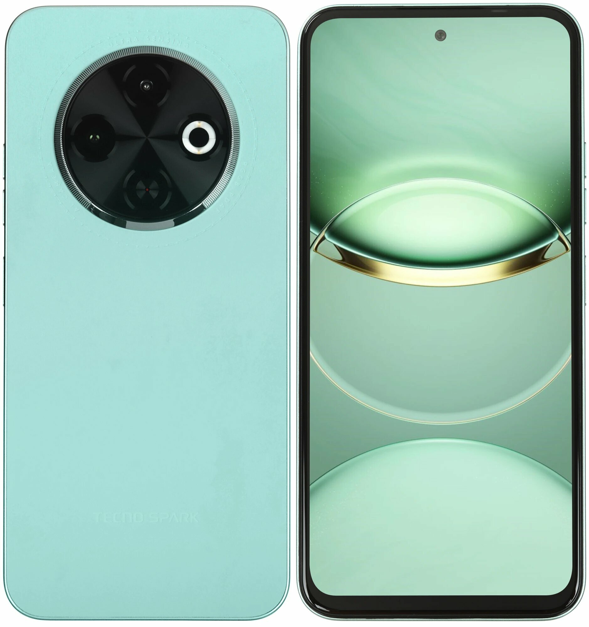 Смартфон Tecno Spark 30C, экран 6,67", 128 GB, IPS, 120 Hz, NFC, зеленый