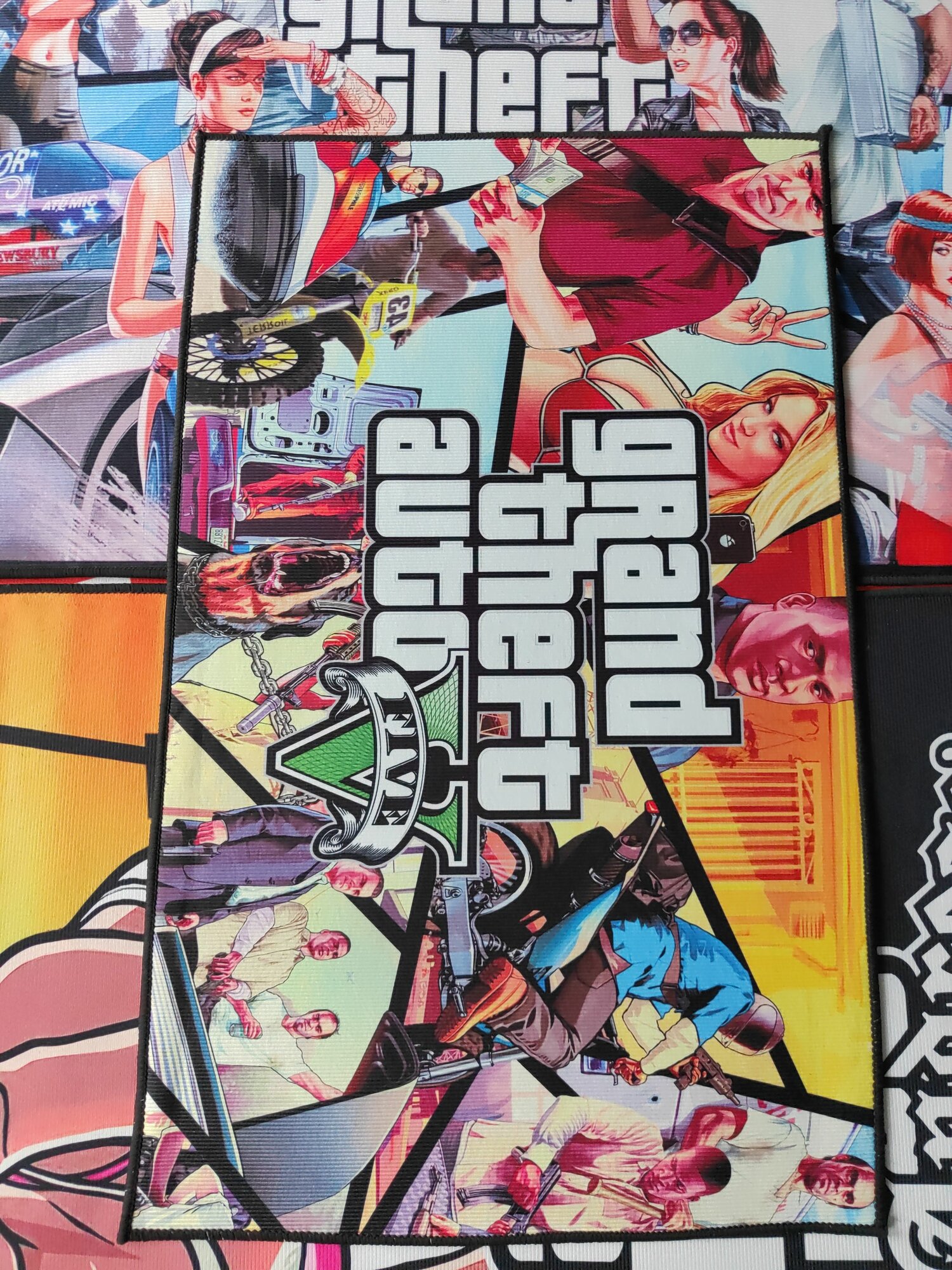 Ковер безворсовый GTA 60x90см. Коврик универсальный ГТА, в ванную комнату, в прихожую, противоскользящий — фото 1