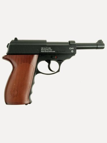 Изображение товара Пневматический пистолет Borner "Walther P38" C41, металлический корпус, черный