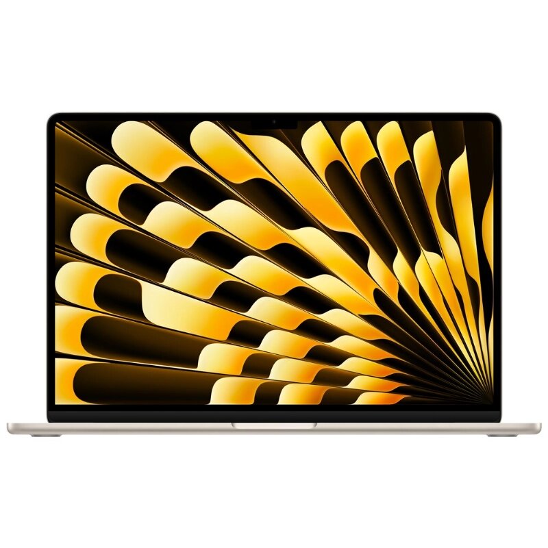 Ноутбук Apple MacBook Air 15 (M4 10C, 10C) MW1K3, 16/512 GB, Starlight, сияющая звезда