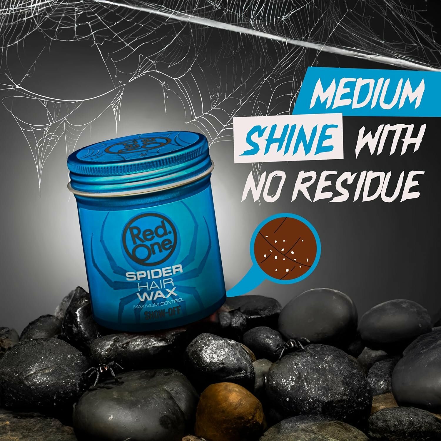 Воск для укладки волос Red One Spider Hair Wax Passion 150мл, экстра-сильная фиксация