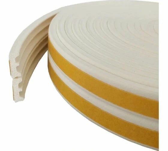 Уплотнитель STARFIX профиль E белый 10x4 мм 6 м