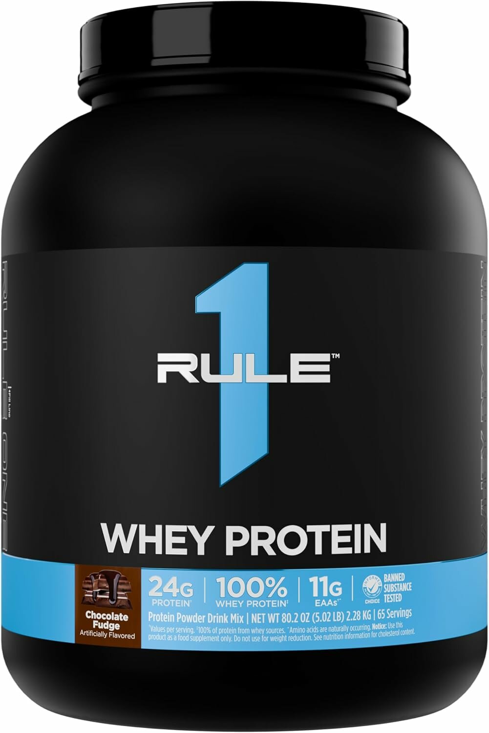 Протеин Rule 1 Whey Blend Chocolate Fudge, 65 порций, 2.28 кг