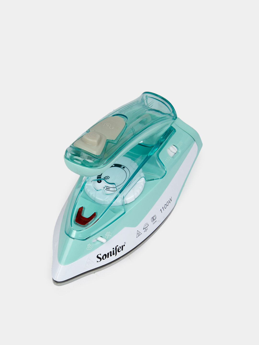 Электрический дорожный паровой утюг‑мини SONIFER SF‑9054 с керамической подошвой, мощностью 1100 Вт — фото 1