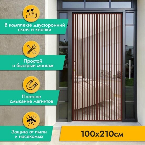 Противомоскитная сетка Rosenberg 100х210 см (R-400037)