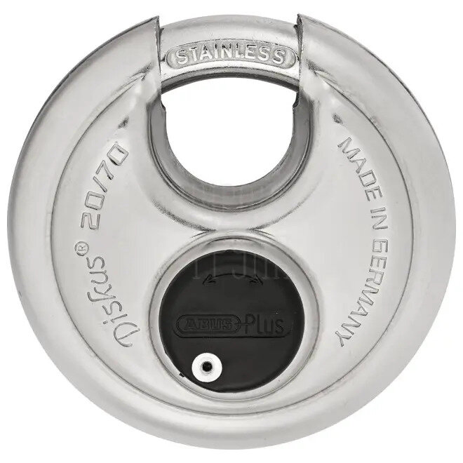 Навесной замок ABUS 20/70 KD Diskus padlock никель + черный
