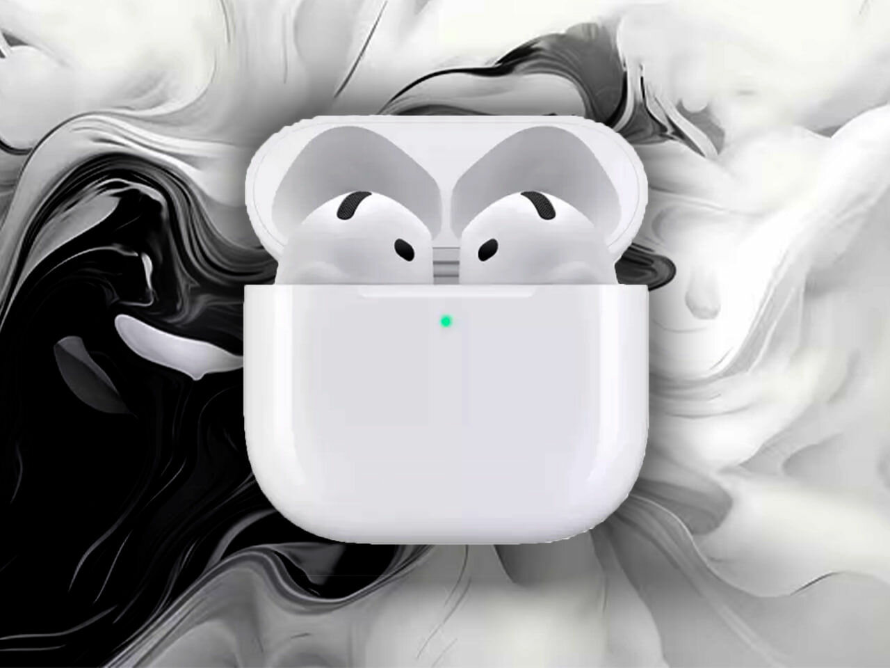 Беспроводные наушники AirPods 4, Hi-Fi стерео бас, разъём Type-C