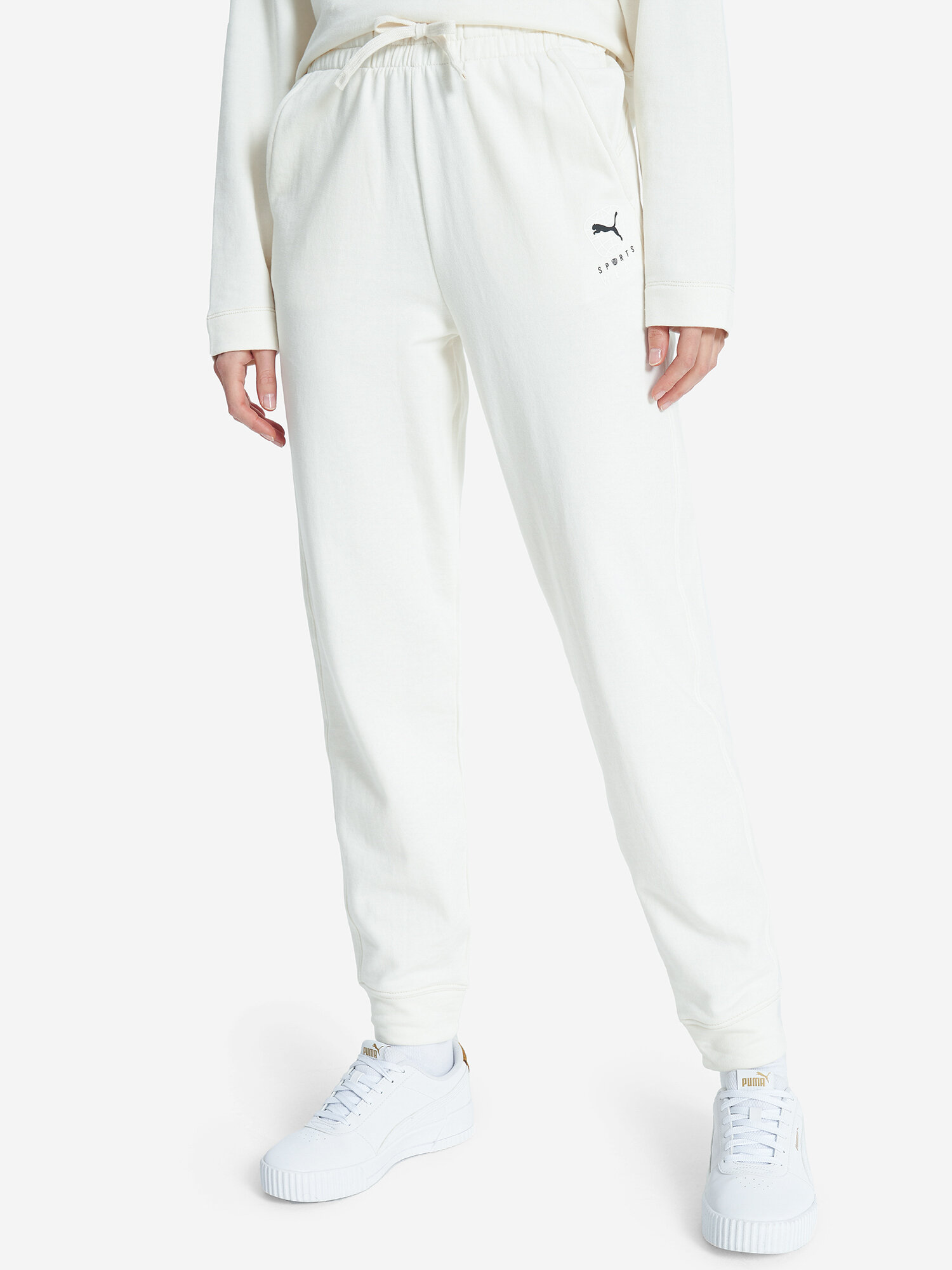 Брюки PUMA, размер M, молочный