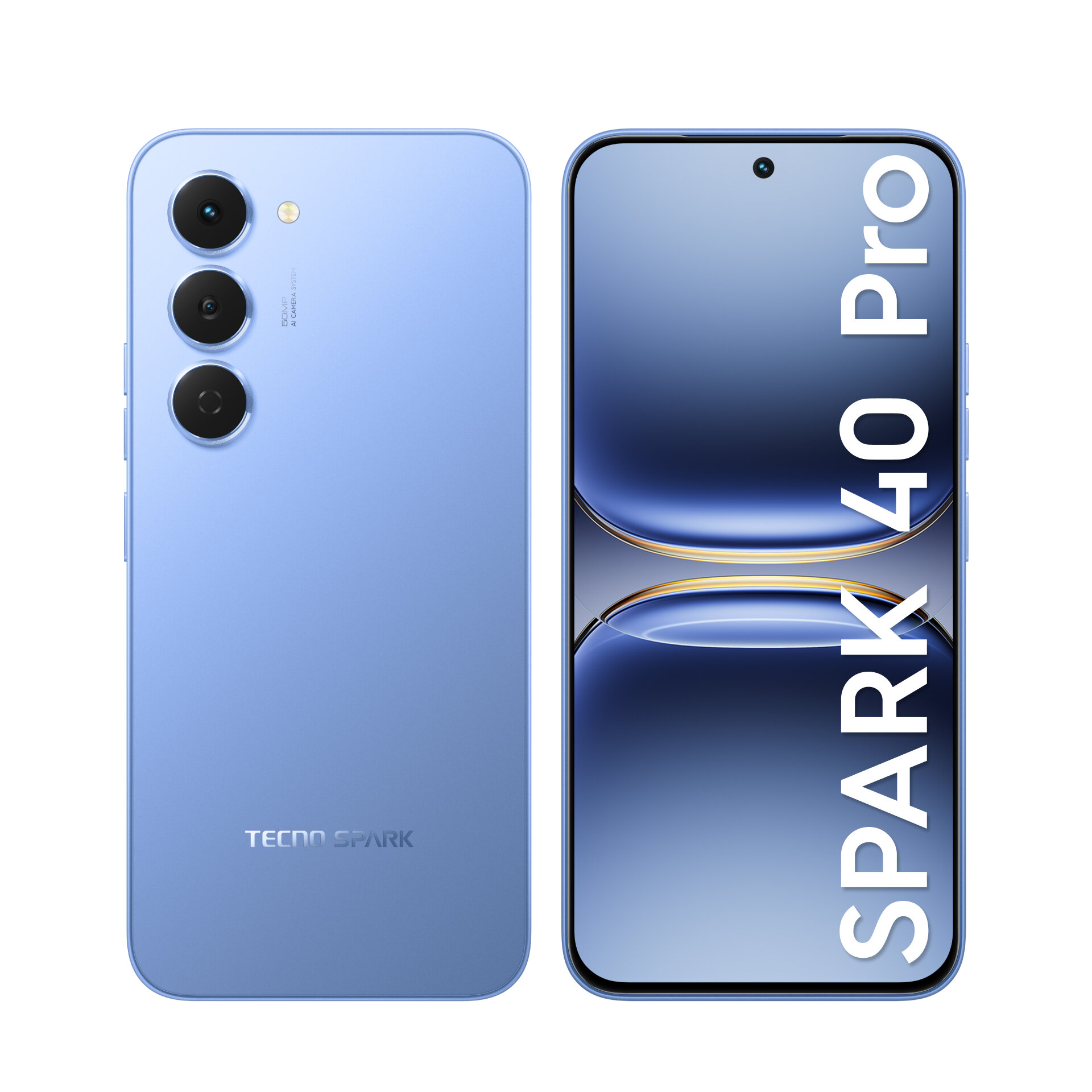 Смартфон TECNO SPARK 40 Pro 8ГБ/128ГБ, синий (lake blue) — фото 1