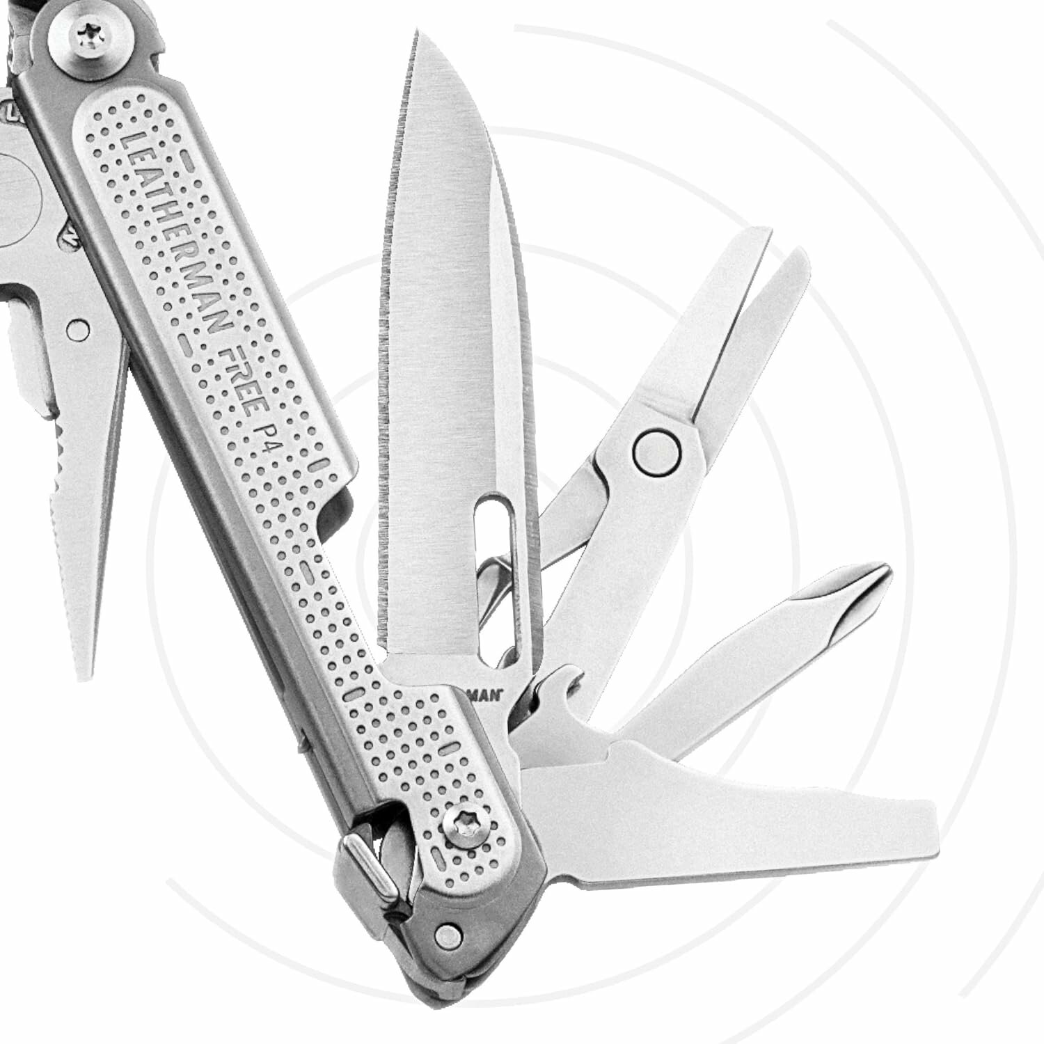 Мультитул LEATHERMAN Free P4, 21 инструмент, сталь, нейлоновый чехол, 832640 — фото 1