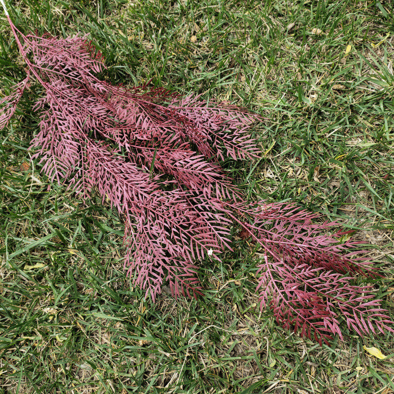 Искусственный гирлянда из иголок сосны для свадебного декора на улице вечеринки домашний фотозадник марон