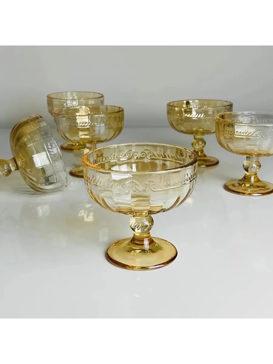 Набор из 6 штук Креманка Lenardi 230мл стекло