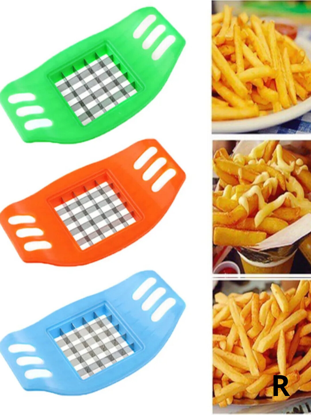 Овощерезка ручная, прибор для резки овощей, фруктов, механический, нож для долек