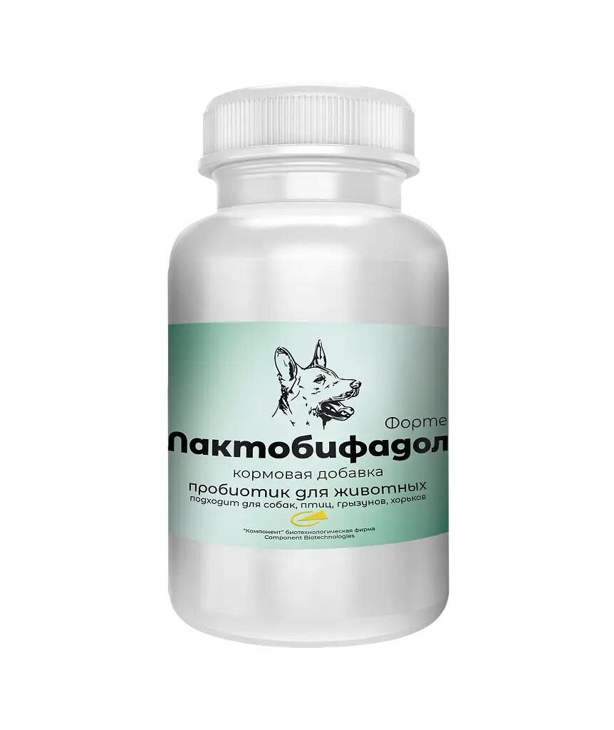 Лактобифадол форте пробиотик порошок для орального применения для собак 50 г (вет)