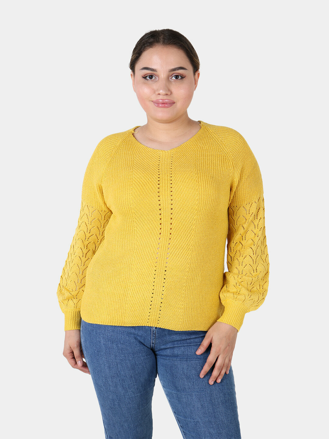 Свитер размер One Size, , Желтый — фото 1