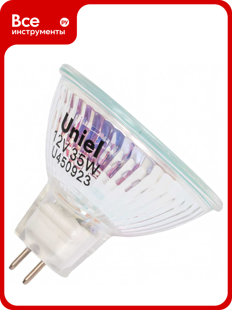 Галогенная лампа Uniel mr-16-35/gu5.3 00482