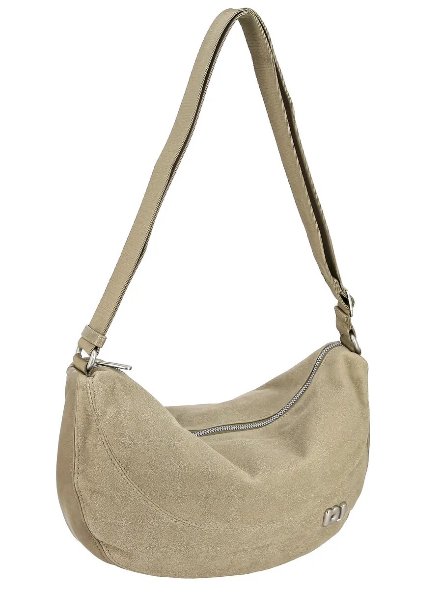 Сумка хобо DAVID JONES, хаки — фото 1