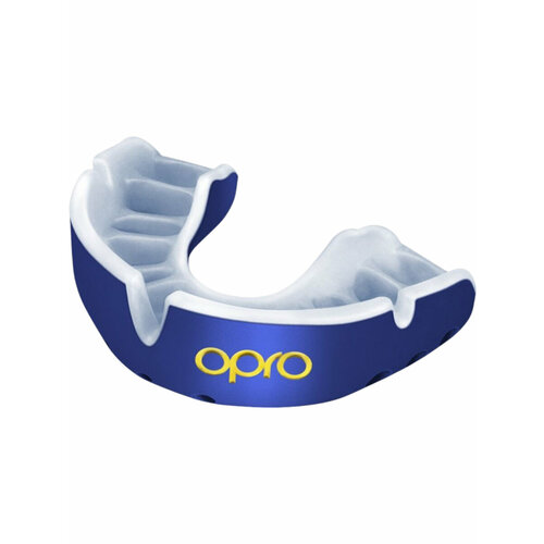 Боксерская капа Opro Gold Level Blue оригинал из Великобритании