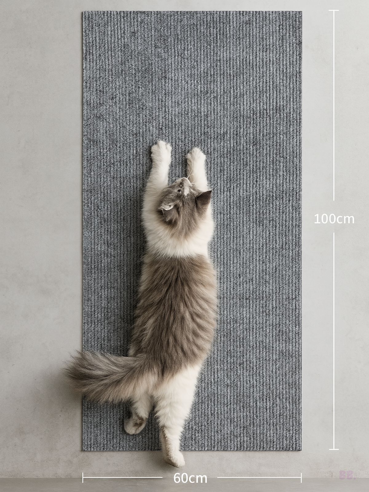 Картинки Когтеточка для кошек, самоклеящаяся, настенная, 100x60 см, серая