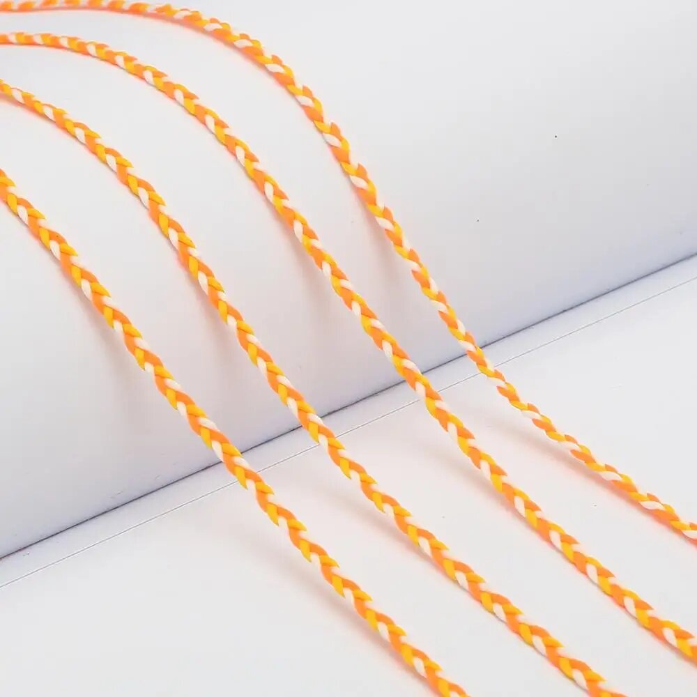 Плетеный шнур Beadia 5 м полиэстер хлопок Оранжевый