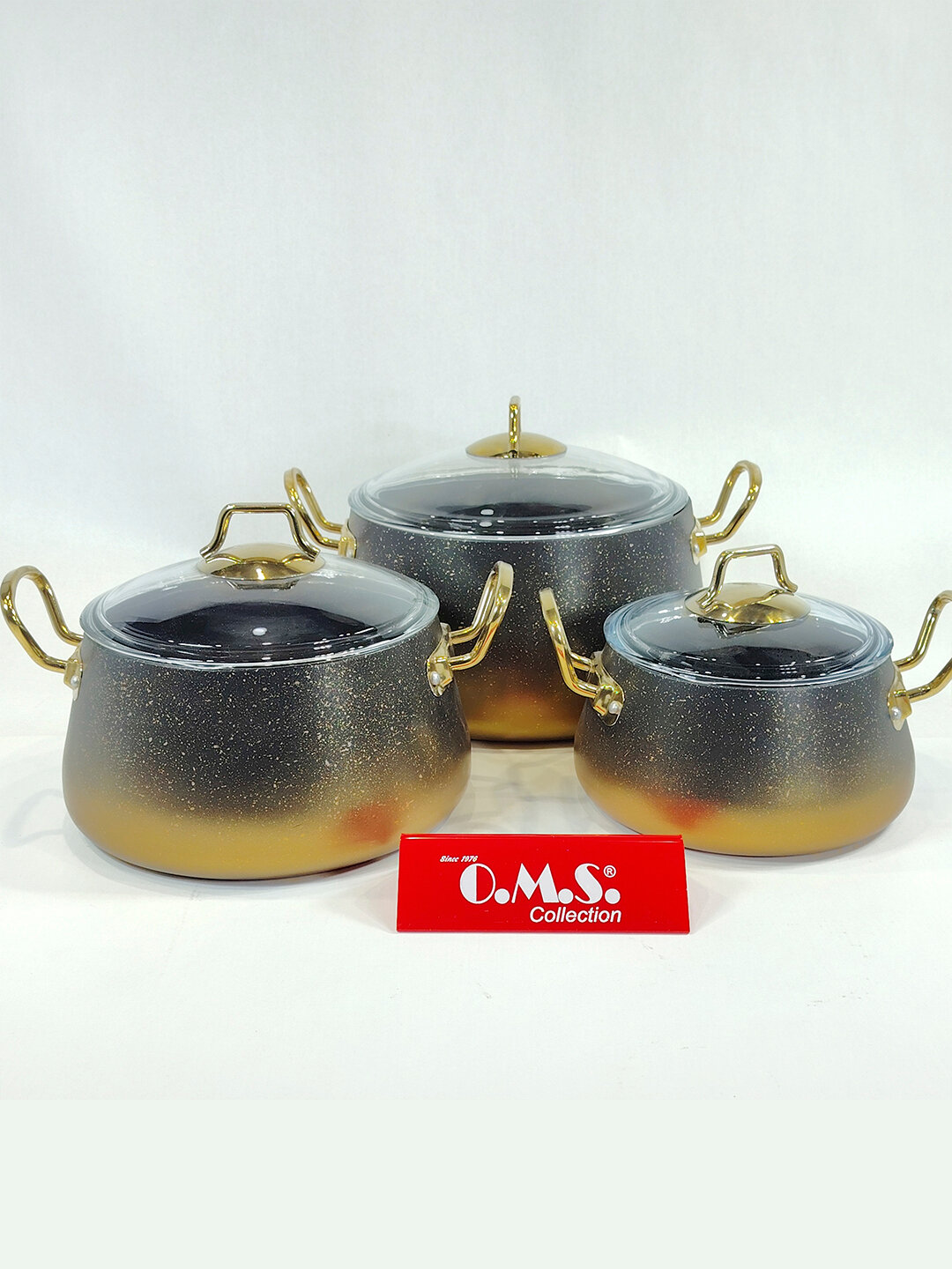 Набор посуды для индукционной плиты, антипригарные кастрюли — фото 1