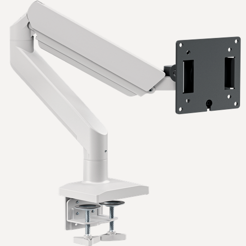Изображение товара Onkron G110-BW бело-чёрный, настольный кронштейн для монитора 13"-55"