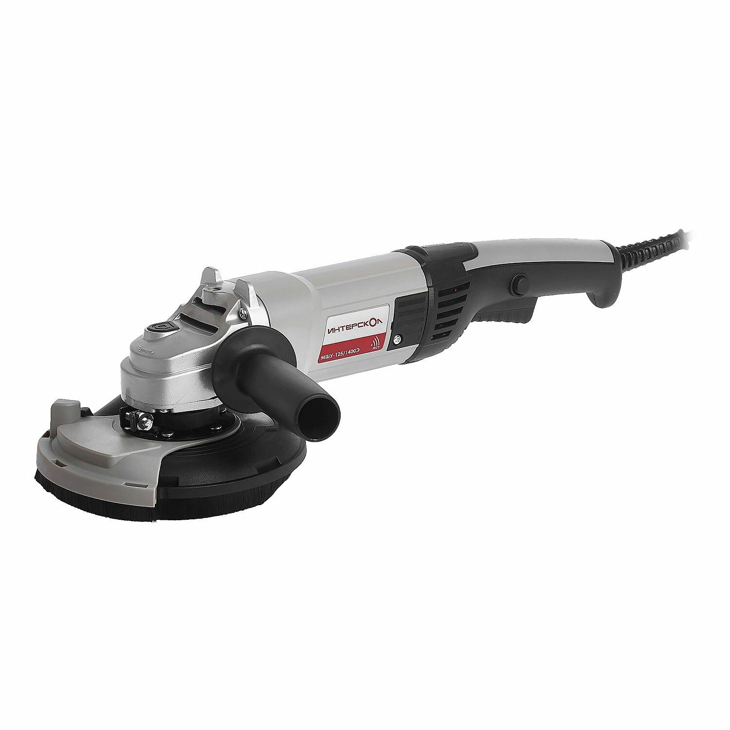 Шлифмашина по бетону угловая ИНТЕРСКОЛ МШУ-125/1400Э, 1400 Вт, 125 мм, 9500 об/мин (380.1.0.00)