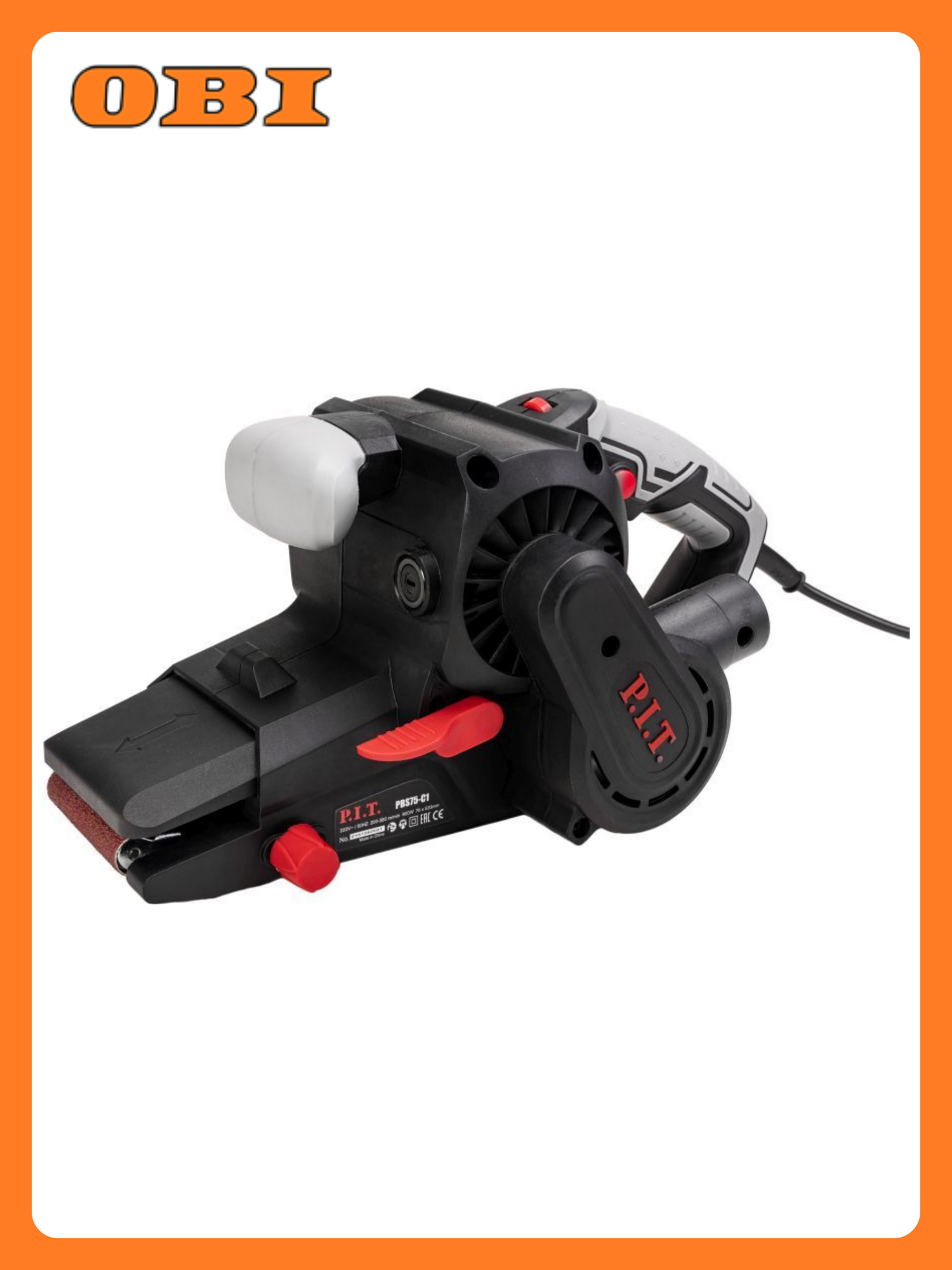 Шлифмашина ленточная P.I.T. PBS75-C1 900 Вт