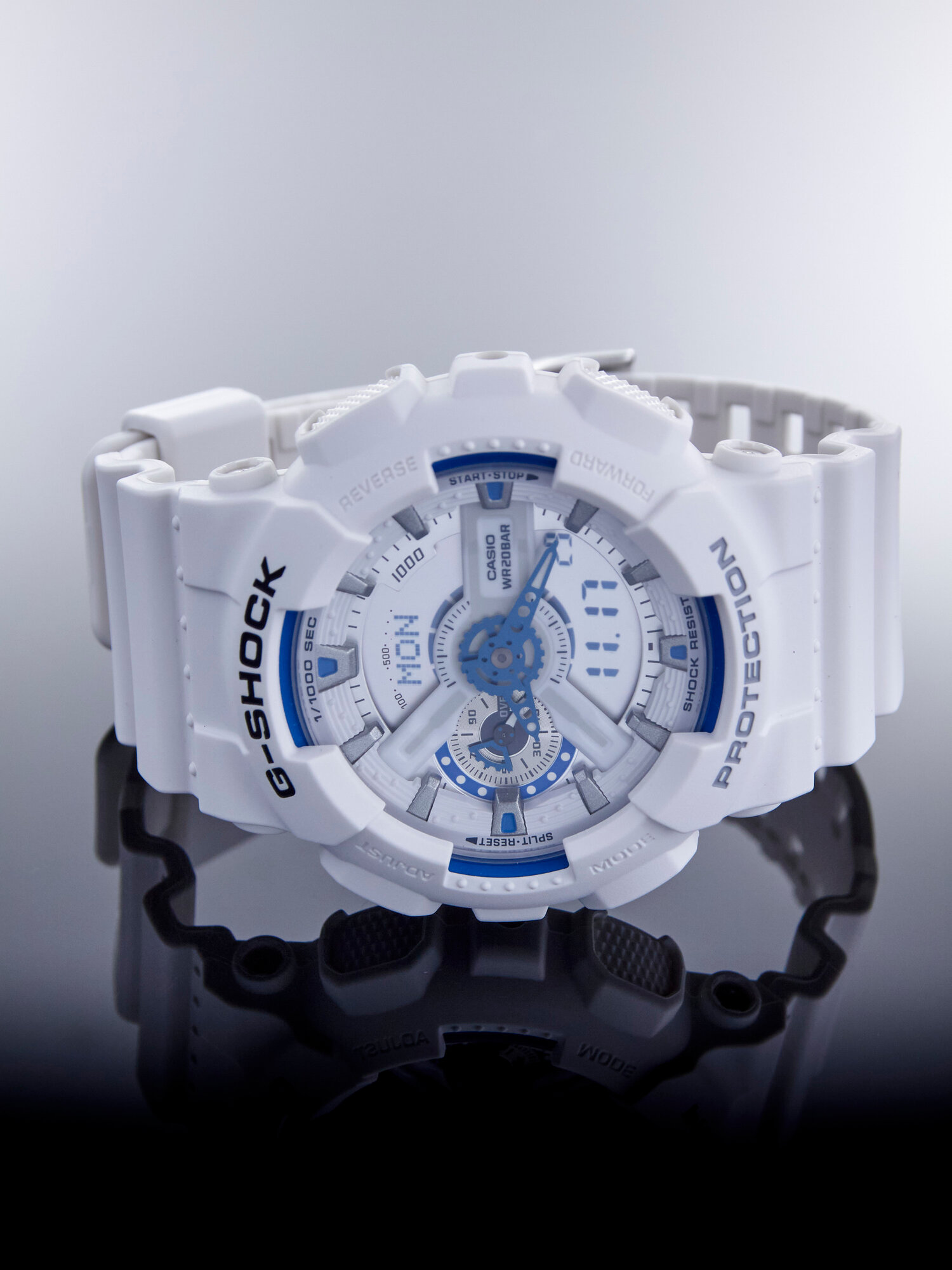 Наручные часы CASIO Спорт, белый — фото 1