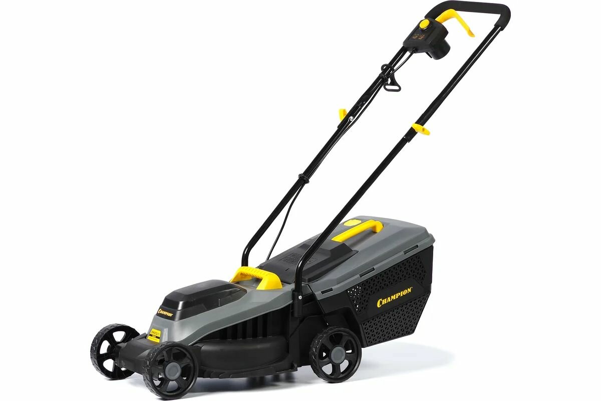 Электрическая газонокосилка CHAMPION (1,2 кВт пласт. травосб. 30л ширина 320мм 30-70мм, 7,1кг) EM3212/1
