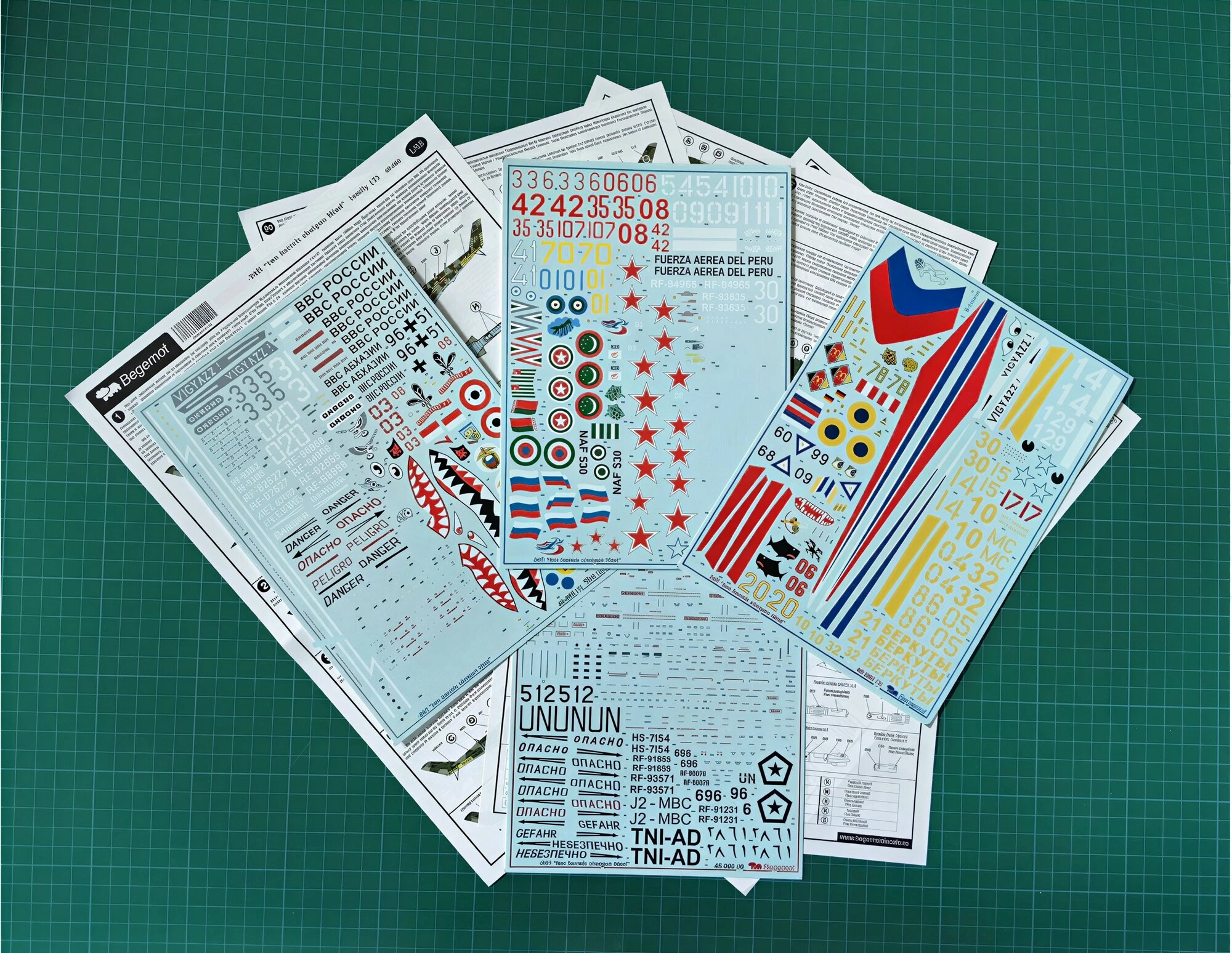 Декаль М_ил_ь М_и-24П. Масштаб 1:48 — фото 1