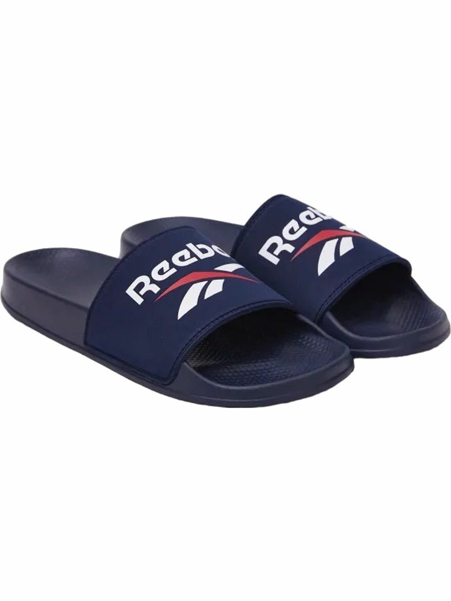 Шлёпанцы Reebok Fulgere Slide, размер 8 US, синий/белый/красный — фото 1