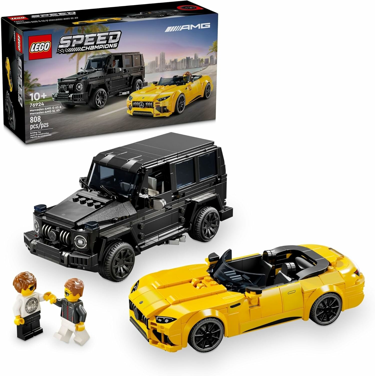 Набор машинок LEGO Speed Champions 76924, для Mercedes-AMG, 806 деталей