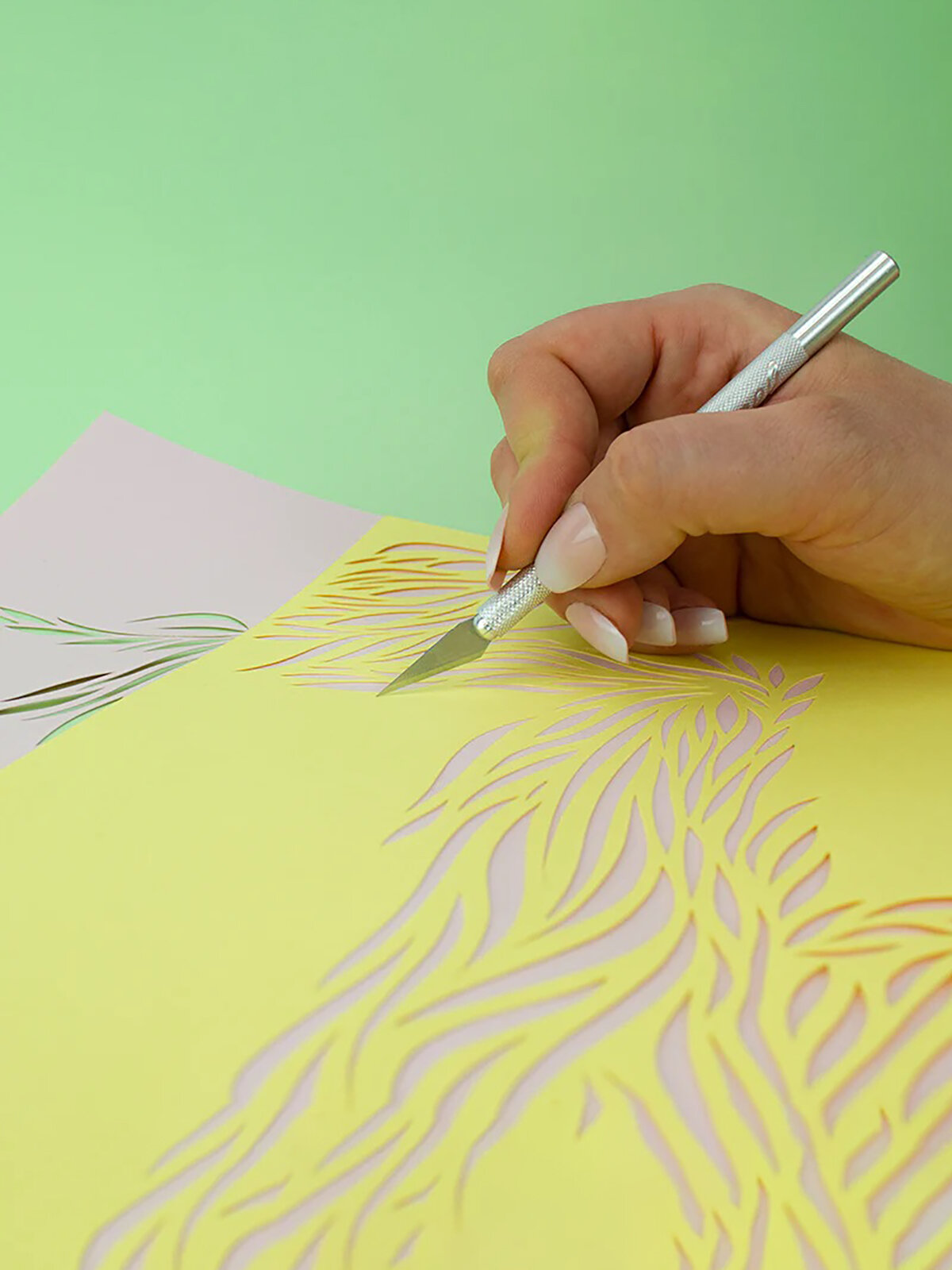 60 модельных металлических ножей N1 с цветным защитным колпачком, Excel — фото 1