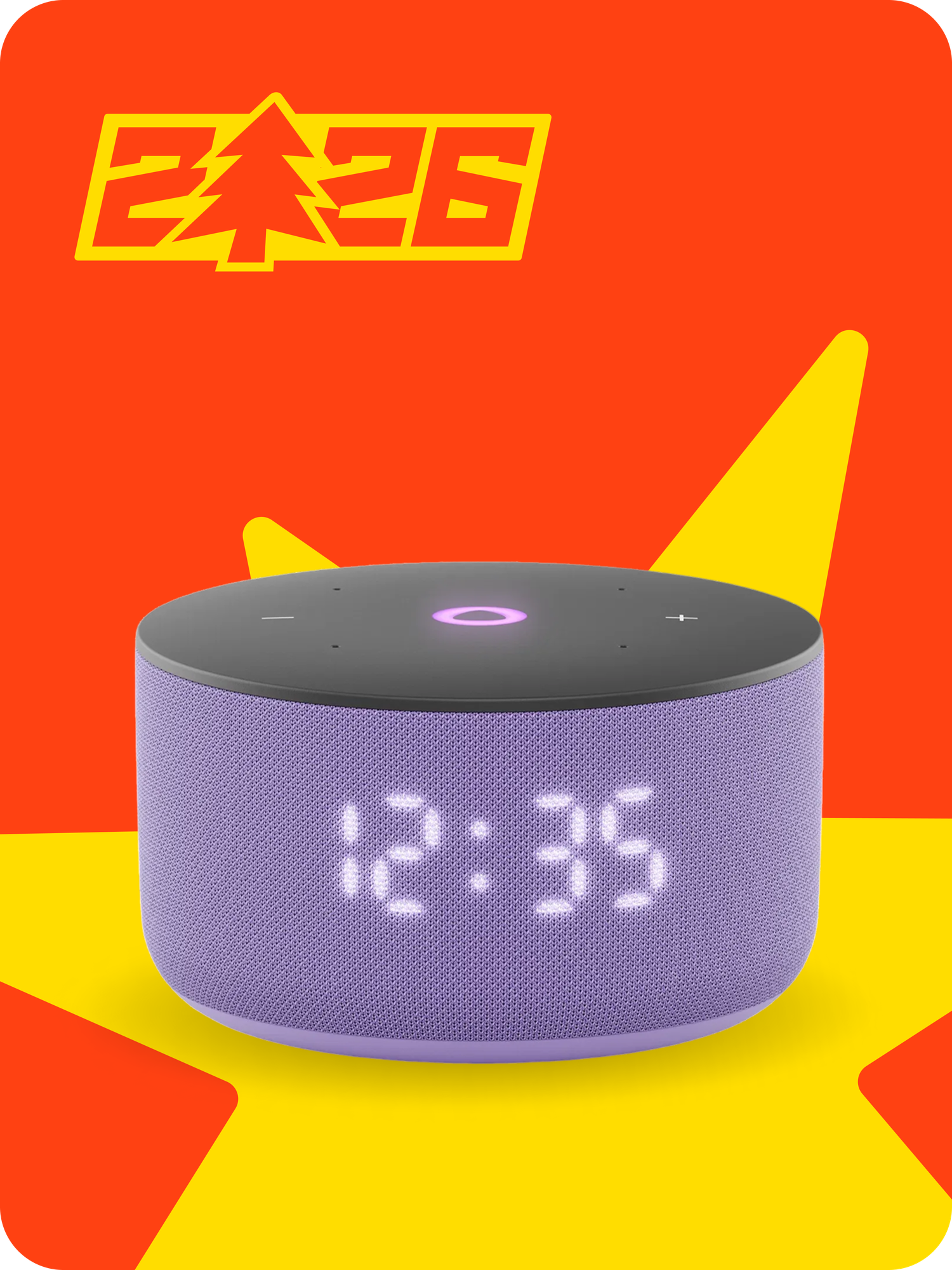 Умная колонка Яндекс Станция Мини 3 с Алисой, лиловый, 12 Вт