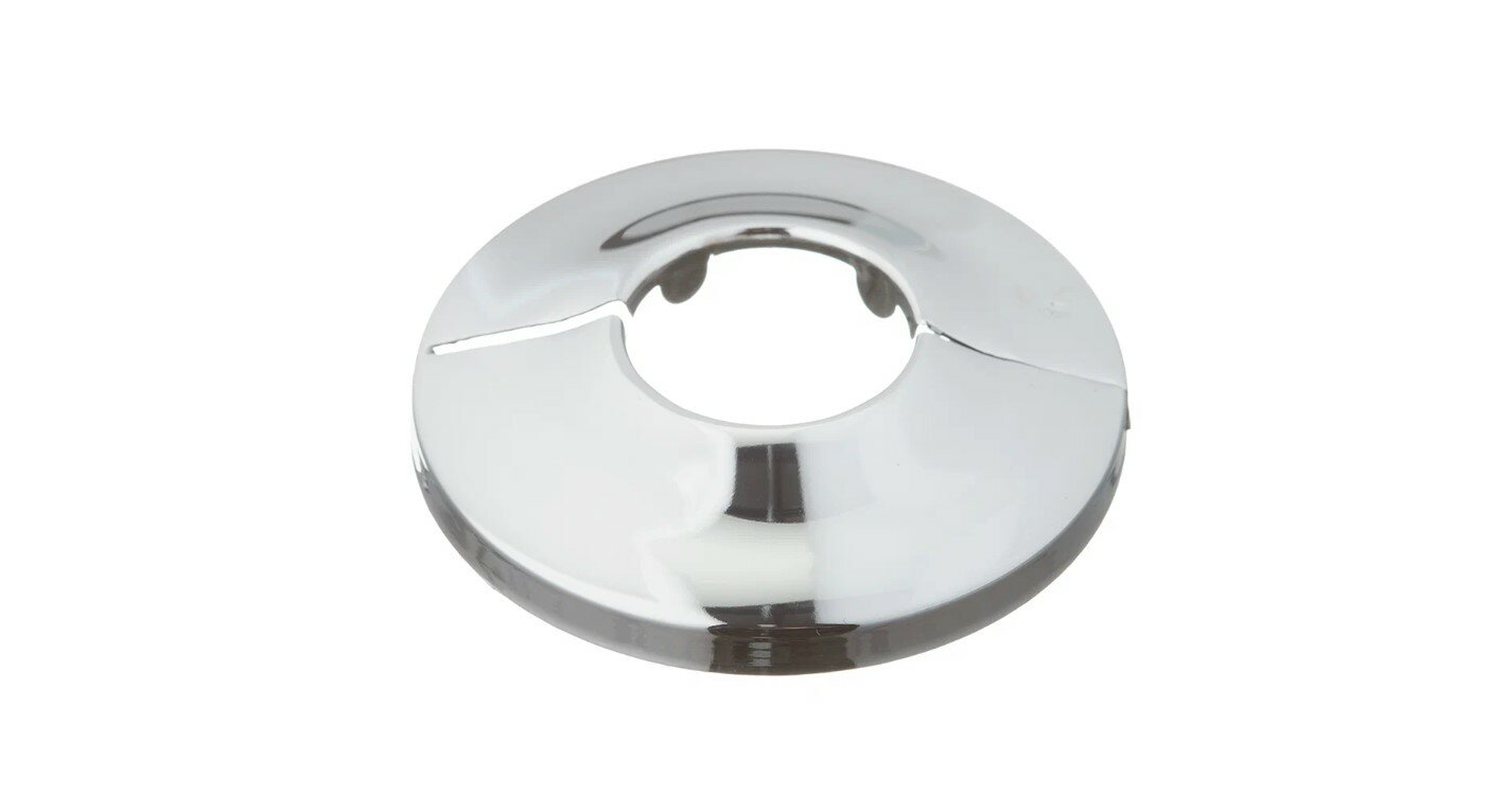 Отражатель декоративный разъемный для полотенцесушителя 1/2 d53 мм хром