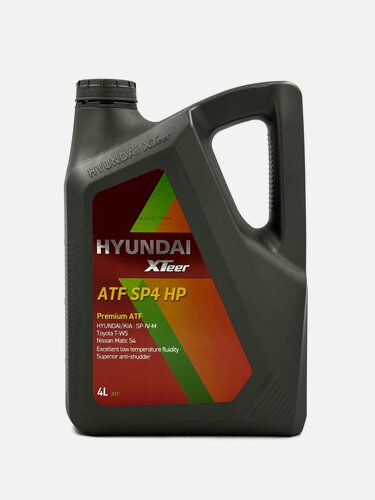 Изображение товара Масло трансмиссионное HYUNDAI XTeer ATF SP4 HP , 4 литра, для авто