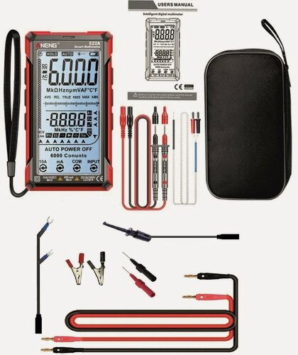 Изображение товара Мультиметр профессиональный ANENG 622A SPECIAL. Гарантия 2 года. 18 функций.