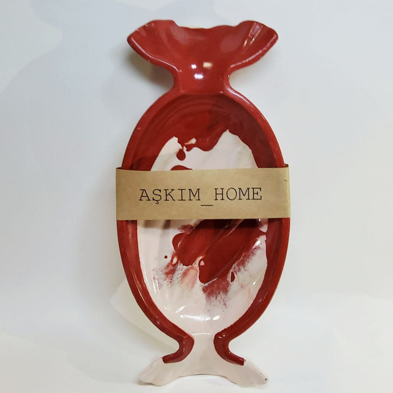 Конфетница "Новый год", для сервировки стола, 23см, коричневая — фото 1