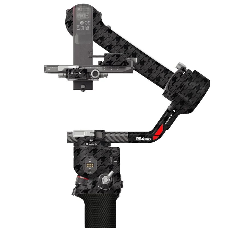Защитная пленка Bird Pattern Black для DJI RS 4 Pro Gimbal, 3M клей, художественный