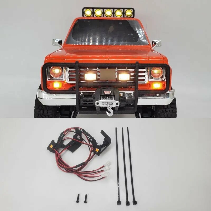 Передняя противотуманная фара и задний фонарь заднего фонаря для FMS 1/24 Chevrolet K5 FCX24m Обновленные запчасти