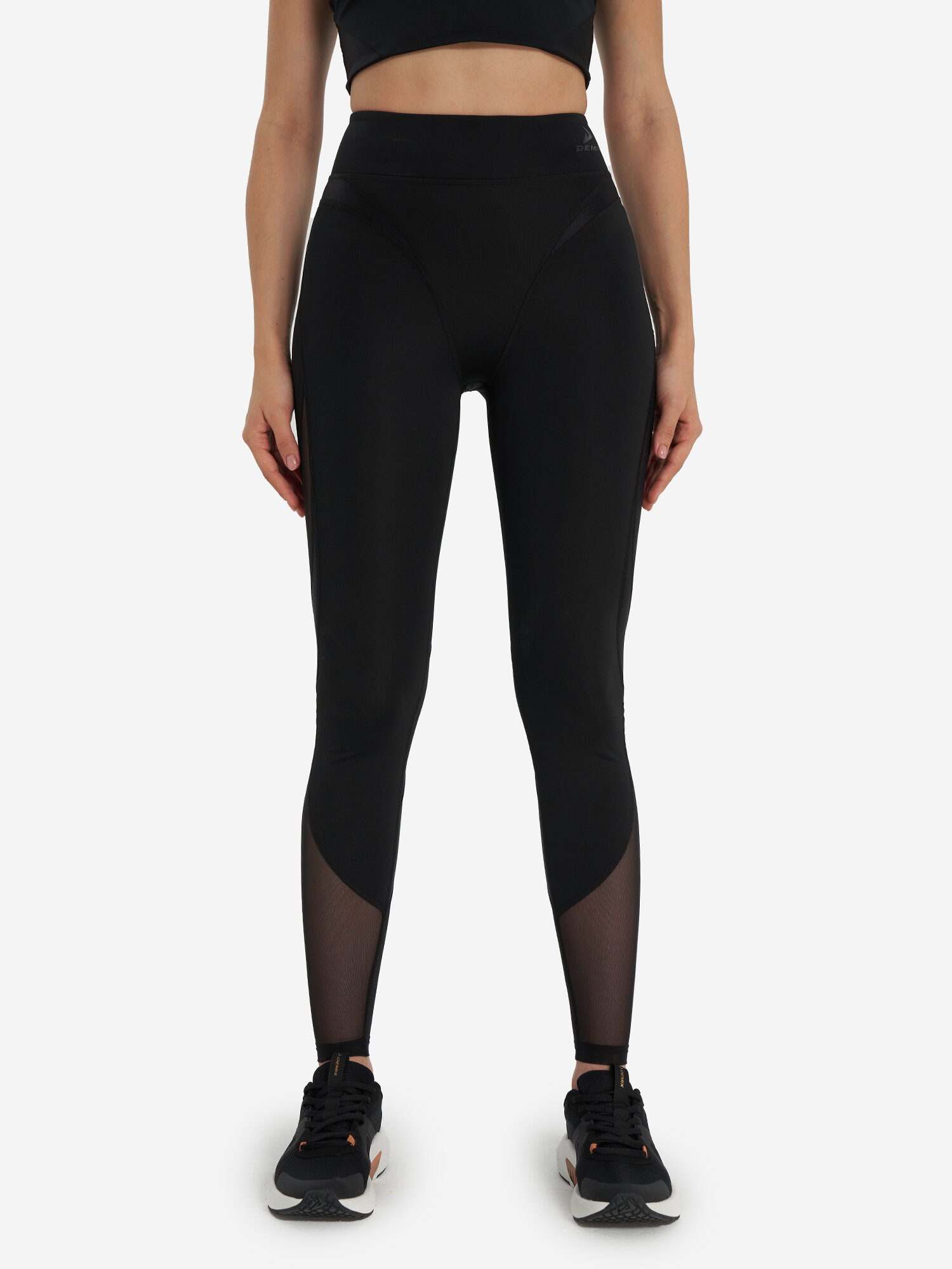 Легинсы спортивные Demix, размер 48, черный — фото 1