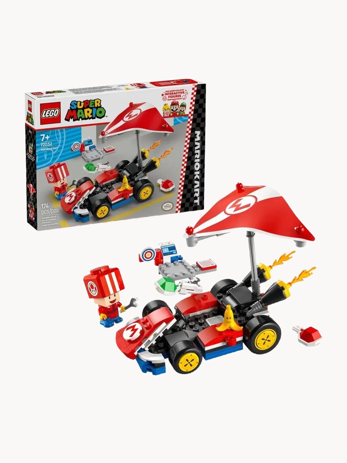 Конструктор LEGO Super Mario 72032 Стандартный автомобиль, 174 дет.