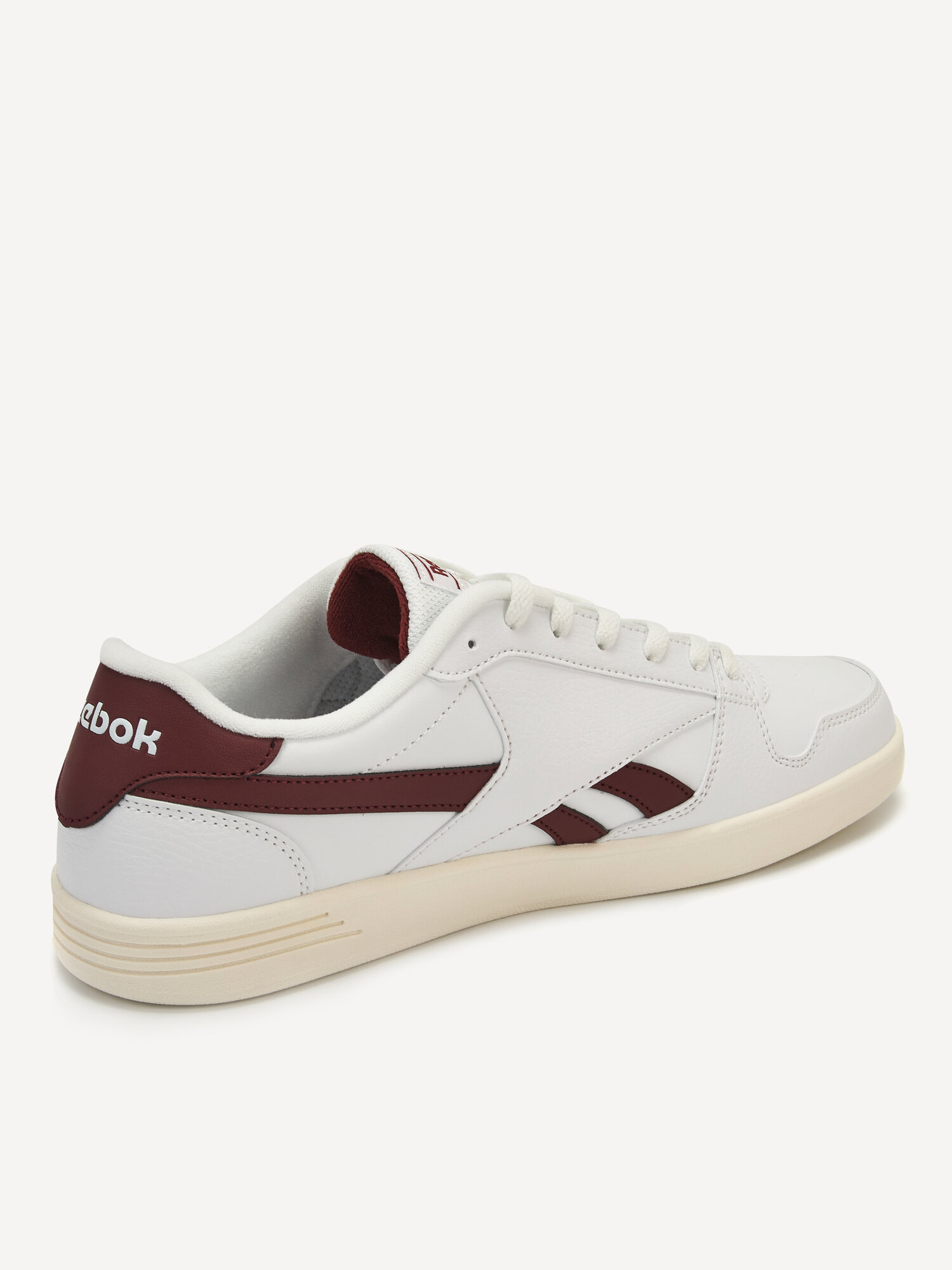 Кроссовки Reebok Match Prime, размер 10,5 US, белый/бордовый — фото 1