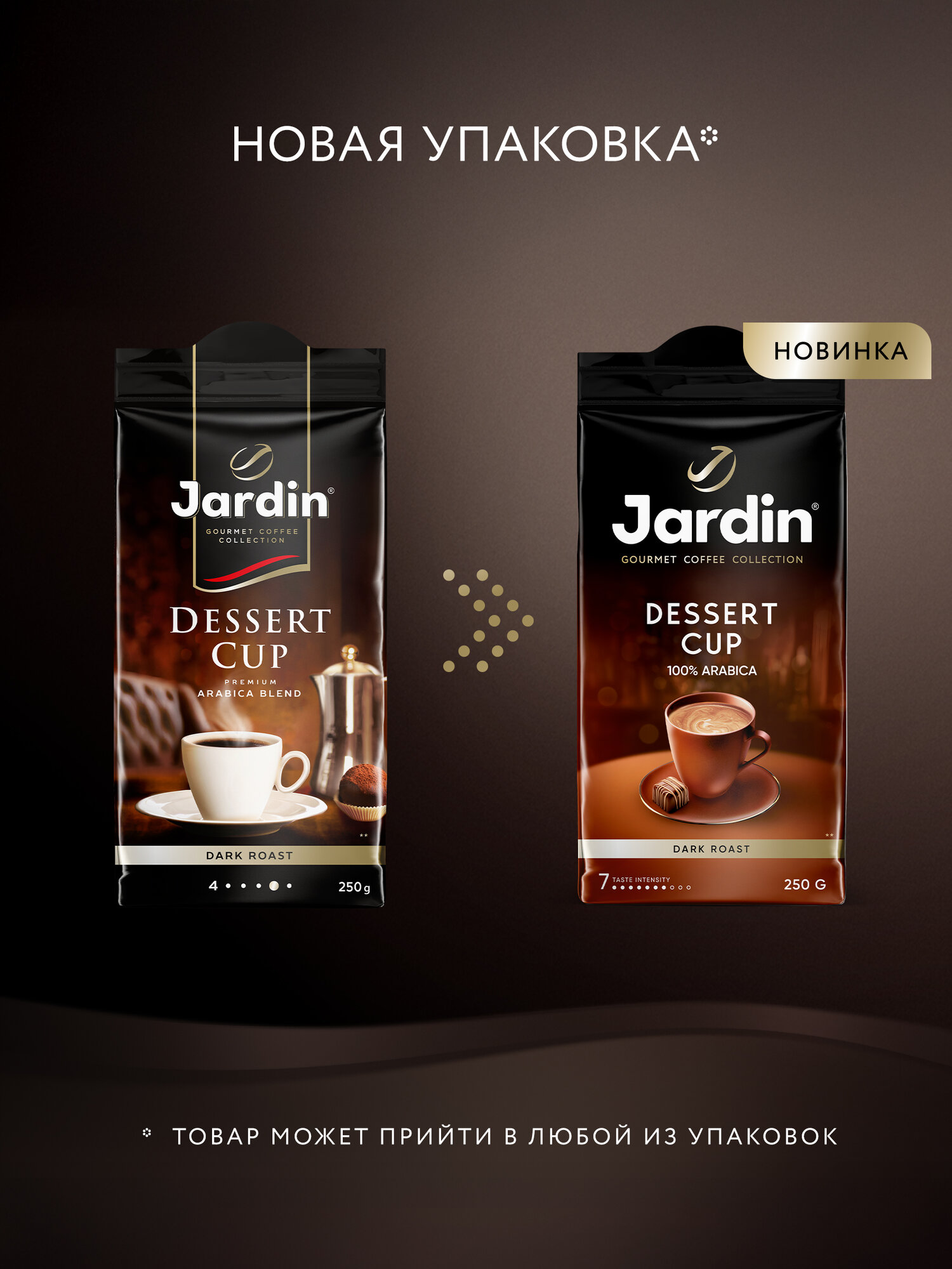 Кофе молотый Jardin Dessert Cup, 250 г