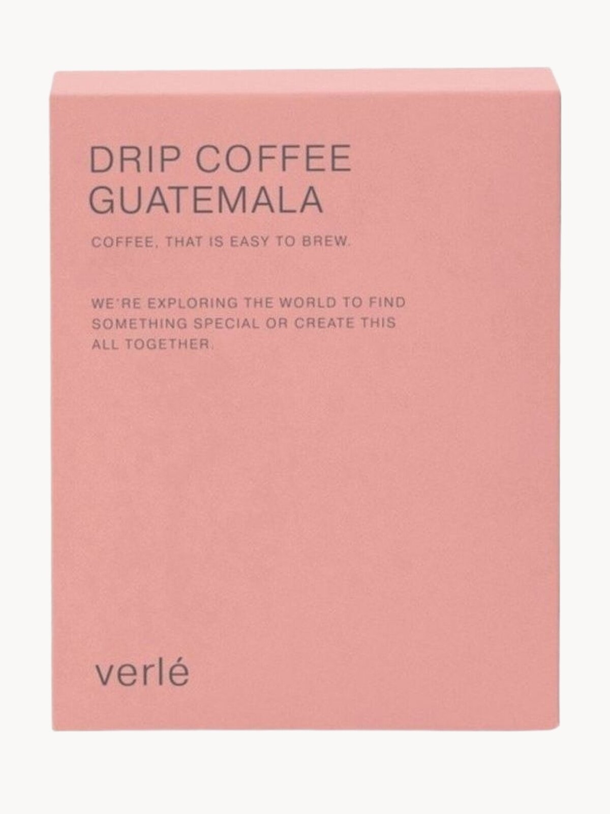 Кофе молотый в дрип-пакетах Verle DRIP BOX GUATEMALA 6шт. * 11г.