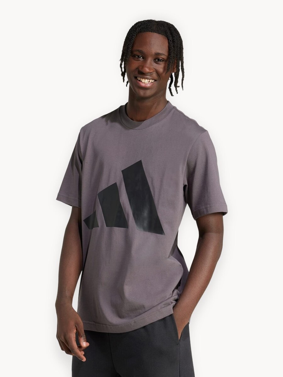 Футболка adidas Essentials Big Logo, размер M INT, темно-серый